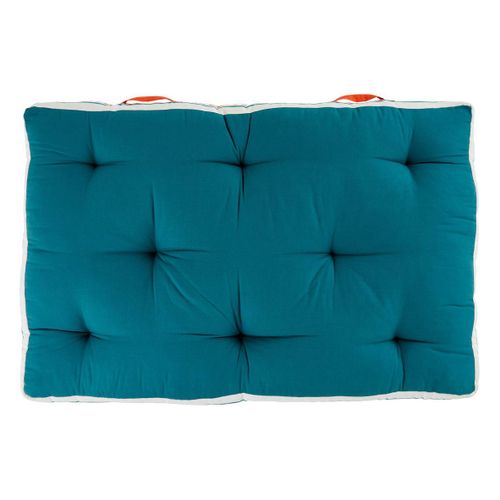 Coussin De Sol D'extérieur "yucatan" Bleu Canard 120x80cm