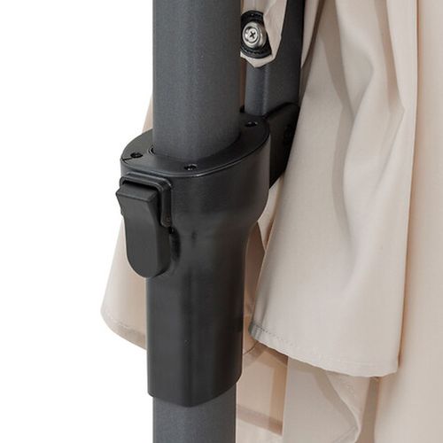 Parasol Déporté Rond Naulia - Diam. 330 Cm - Blé