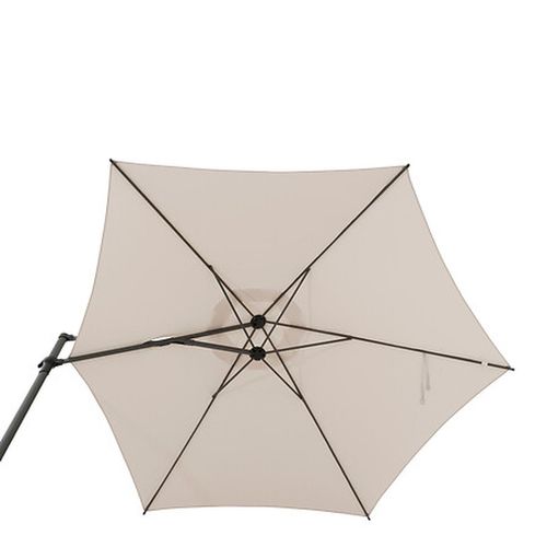 Parasol Déporté Rond Naulia - Diam. 330 Cm - Blé