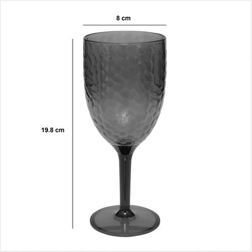 Verre à Vin "estiva" Martelé Gris