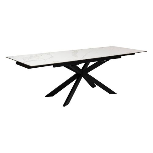 Table à Manger Extensible "boot" Blanc 160x90x76cm