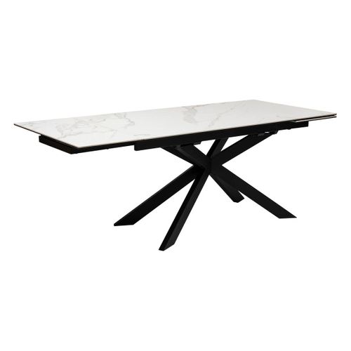 Table à Manger Extensible "boot" Blanc 160x90x76cm
