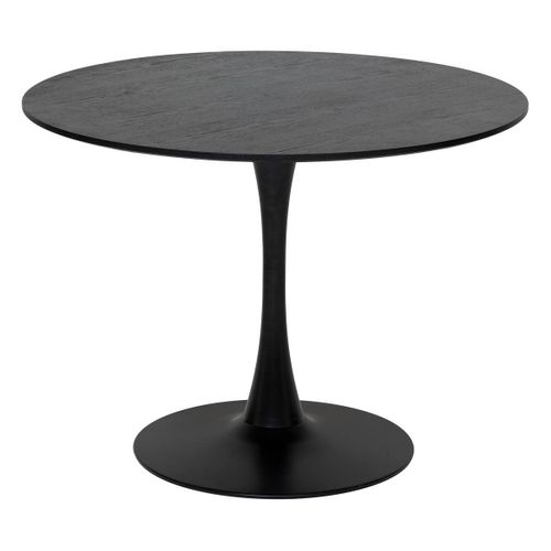 Table à Manger "elias" Noir D102x76cm