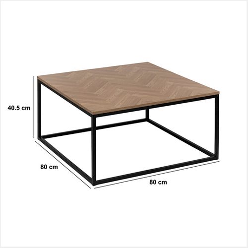 Table Basse Chevrons Mdf Et Métal 5five