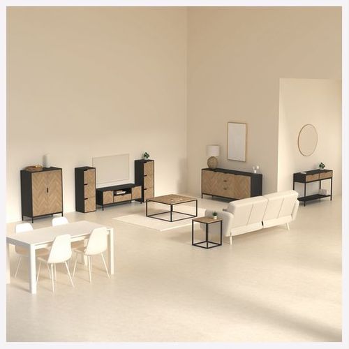 Table D'appoint H50 Carrée Chevrons 5five