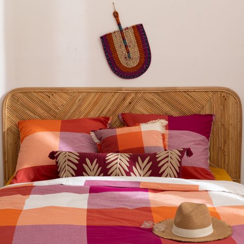 Tête De Lit "tanae" Rotin Beige 160x105cm