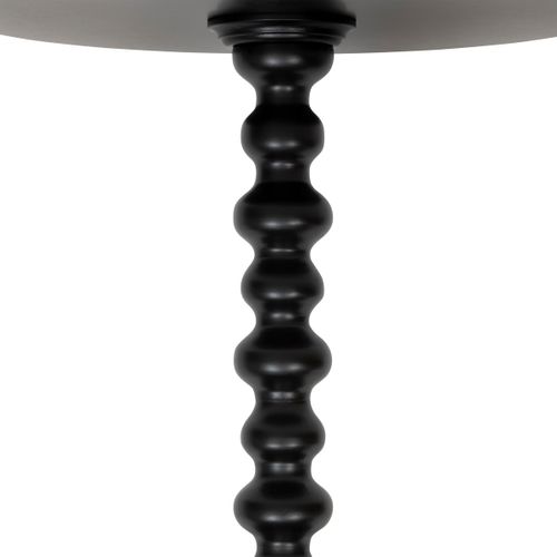 Table à Café Table D'appoint Bois Noir D 38 Cm