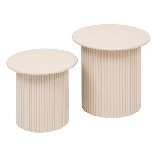 Lot De 2 Tables à Café Eino Beige Atmosphera