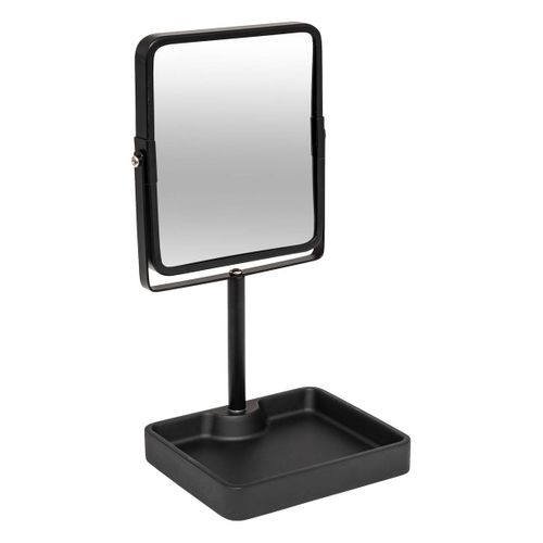 Miroir "glass" Pivotant Noir 30x15,2cm