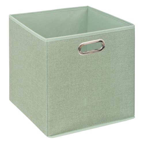 Boîte De Rangement Vert Clair Chiné 31 X 31 Cm