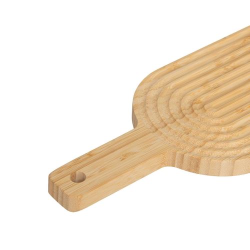 Planche à Découper Avec Rainures En Bambou 60x16cm