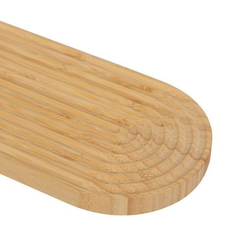 Planche à Découper Avec Rainures En Bambou 60x16cm