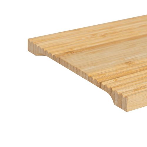 Planche à Découper Avec Rainures En Bambou 30x24cm