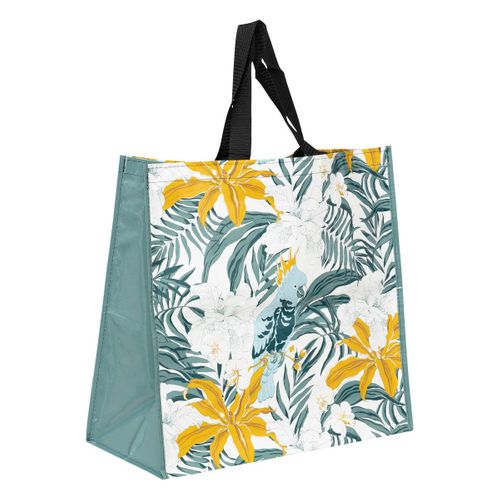 Sac De Shopping Motif Tropical 45x43cm