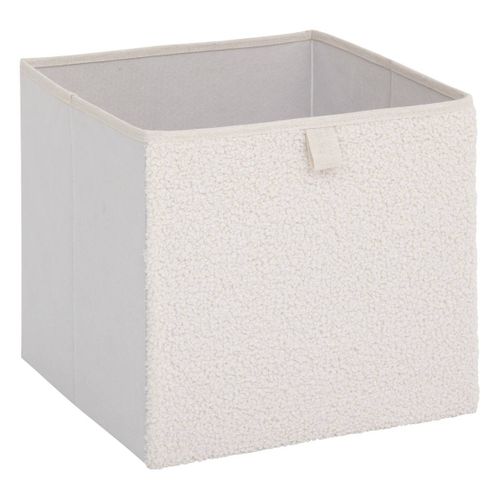 Boîte De Rangement "mix 'n' Modul" Bouclette Blanc 31x31cm