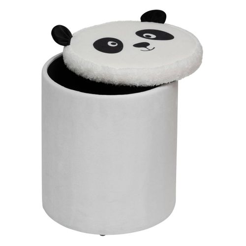 Pouf Pliant Coffre Rond D30 Panda