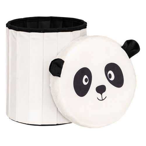 Pouf Pliant Coffre Rond D30 Panda