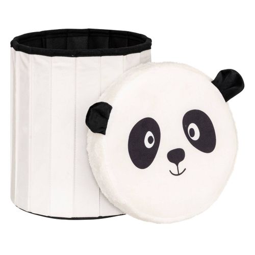 Pouf Pliant Coffre Rond D30 Panda