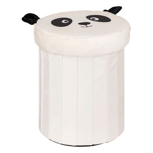 Pouf Pliant Coffre Rond D30 Panda