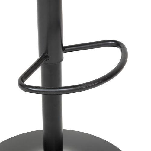 Tabouret De Bar Ajustable Delek Tissu Beige