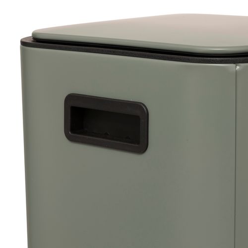 Poubelle carrée 30L DELTA Kaki