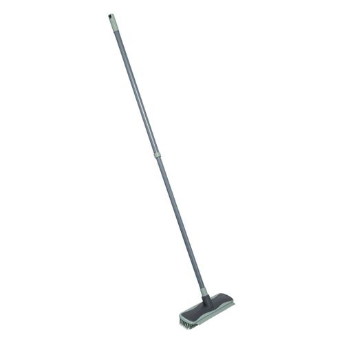 Balai Antichoc Télescopique En Caoutchouc Gris H125cm