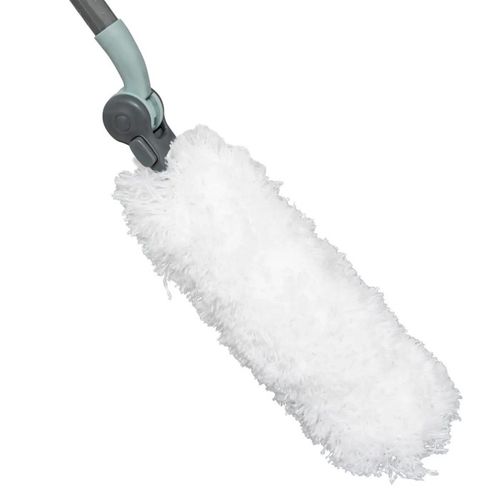 Plumeau Orientable Avec Manche Téléscopique Gris H135cm