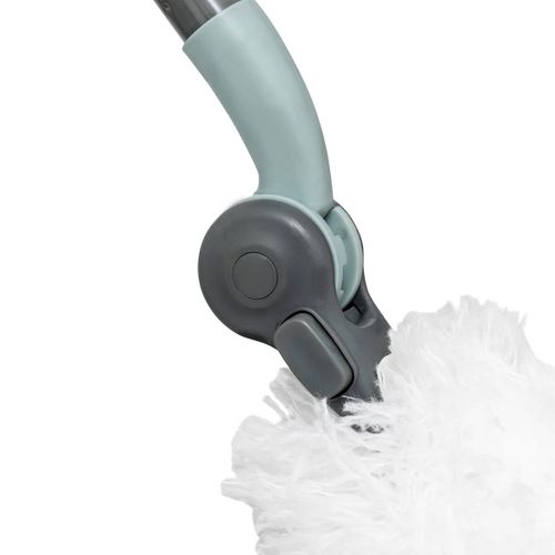 Plumeau Orientable Avec Manche Téléscopique Gris H135cm