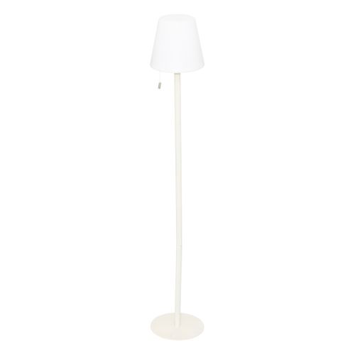 Lampadaire D'extérieur LED Rechargeable USB Base Acier Beige D 18 X L 105.5 Cm