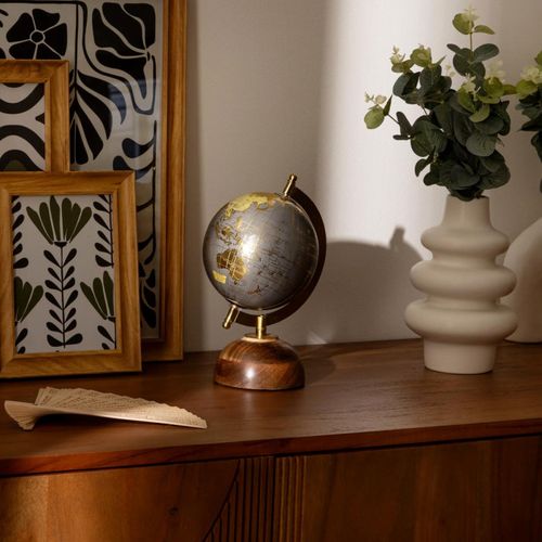 Globe Terrestre Déco "afonso" 22cm Multicolore