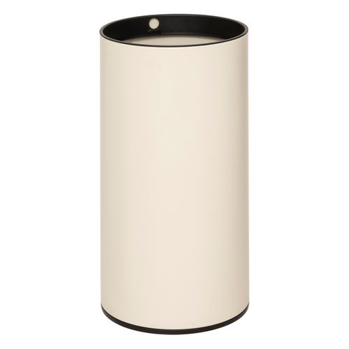 Poubelle En Métal Beige 40 Litres Sensor Ouverture Et Fermeture Automatique