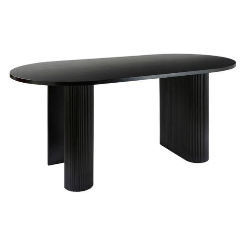Table à Manger "olova" Noir 180x90x76cm