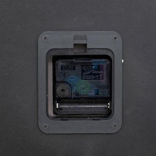 Grande Pendule Murale Beige Style Industriel Avec Rouages Mobiles D 74 Cm