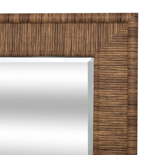 Miroir rectangle 195x72 cm THEA Marron clair / Marron foncé