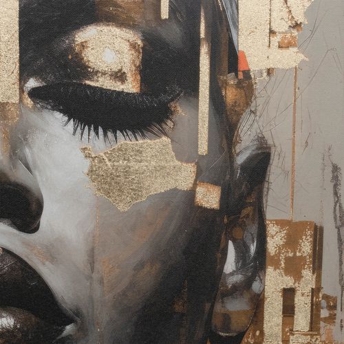 Toile imprimée 60x80 cm MAGDALENA Marron