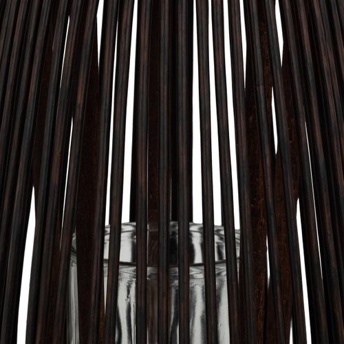 Lanterne "hopia" Fibre Végétale Marron H31cm