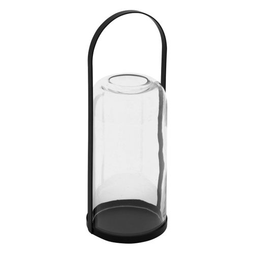 Lanterne LED "jako" Noir H35cm