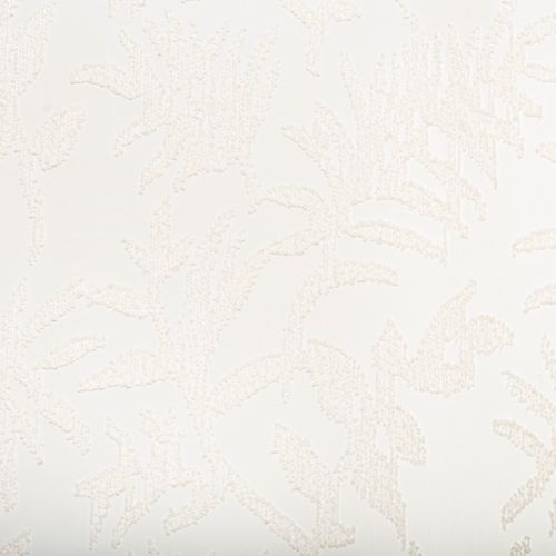 Rideau à Oeillets Jacquard Blanc Ivoire Motif Tufté 135 X 260 Cm