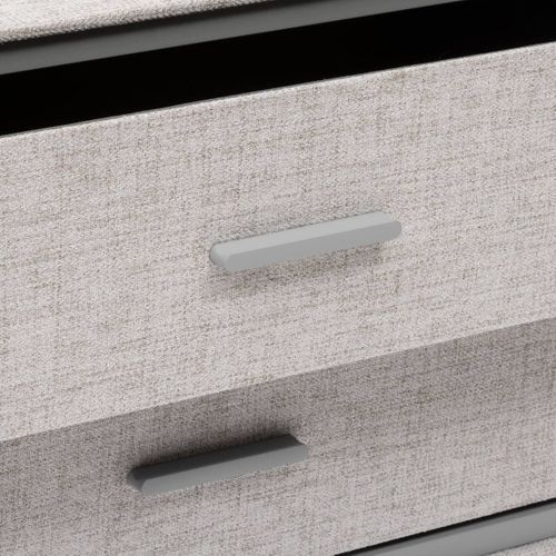 Commode 2 Tiroirs Granite Gris