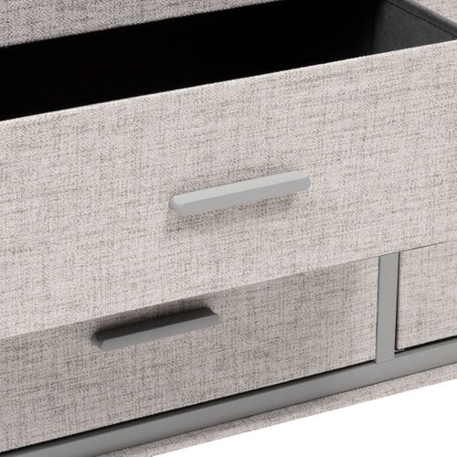 Commode 6 Tiroirs Granite Gris