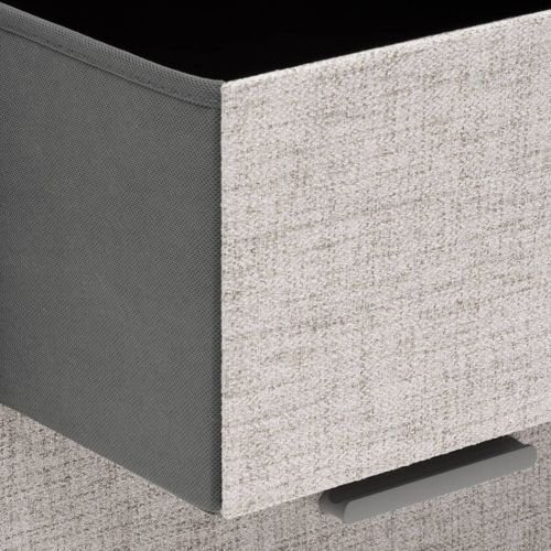 Commode 6 Tiroirs Granite Gris