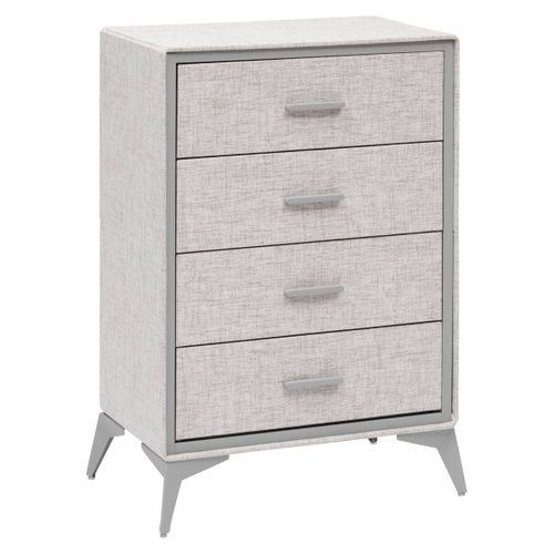 Commode 4 Tiroirs Granite Gris