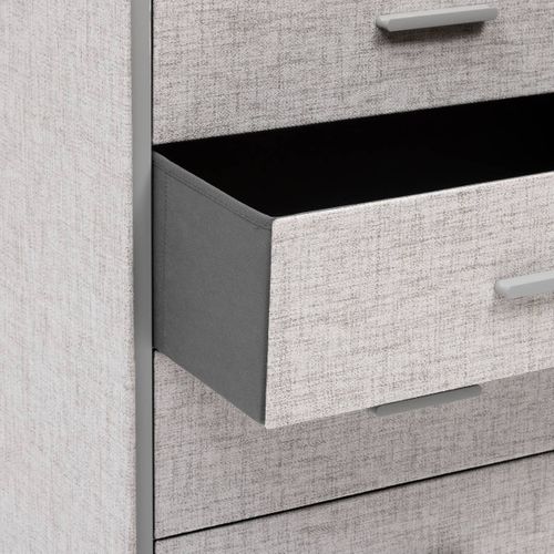 Commode 4 Tiroirs Granite Gris