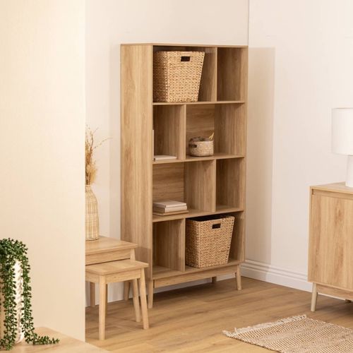 Bibliothèque 8 Niches Naturel Abana 5five