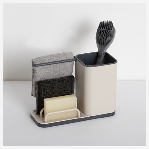 Organisateur D'évier "néo" 4 En 1 Beige