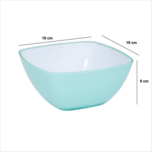 Saladier "square" Vert Menthe 19x19cm