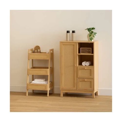 Meuble De Rangement Cane 2 Tiroirs 1 Porte 5five