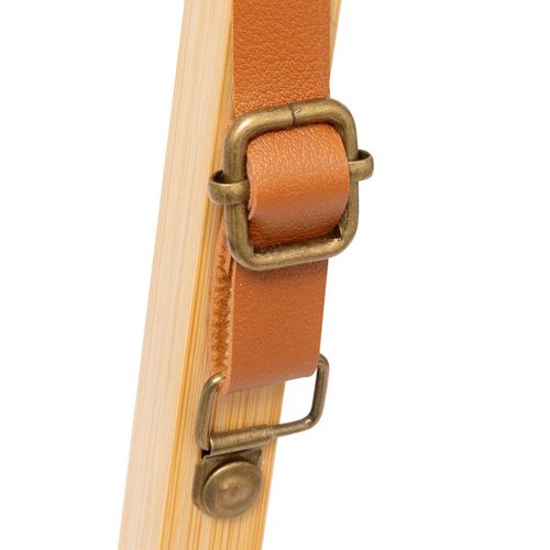 Miroir Mural Avec Lanière En Cuir 45x35cm