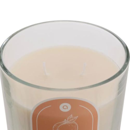 Bougie Parfumée En Verre "floa" 350g Pêche