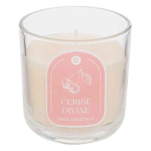 Bougie Parfumée En Verre "floa" 115g Cerise